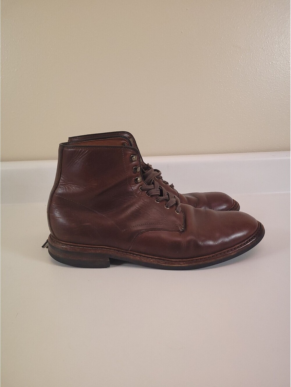 allen edmonds higgins mill boots 11 1/2 D goodyear welted dress boot